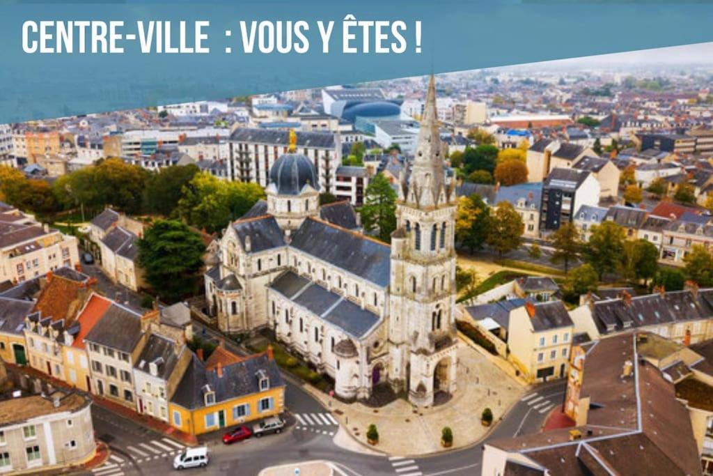 A Hauteur De Toits • Le Spacieux En Coeur De Ville Châteauroux 외부 사진